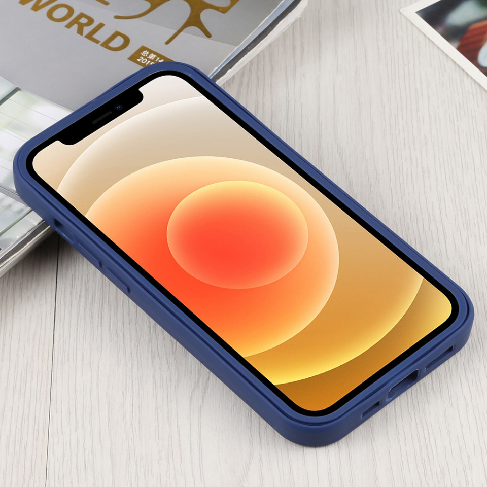 [Pachet 360°] Husa + Folie pentru iPhone 15 Plus, SKDR ColorShield 360° - Albastru - 2 | YEO