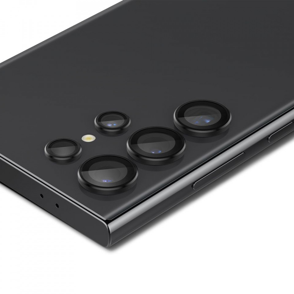 [Pachet x2] Foli Camera Samsung Galaxy S24 Ultra, Spigen Glas.tR Optik - Negru - 2 | YEO
