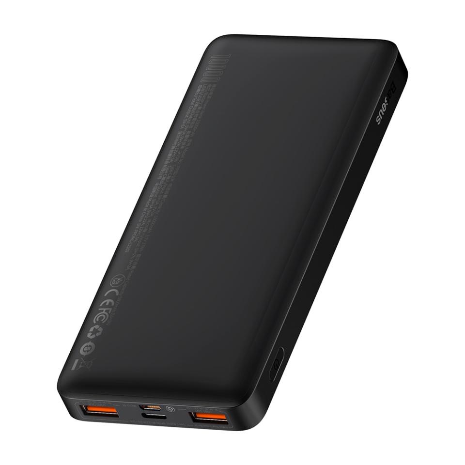 Power Bank Baseus PPBD ,10000mAh, 20W, 2x USB, USB-C, Micro-USB, Negru - 2 | YEO