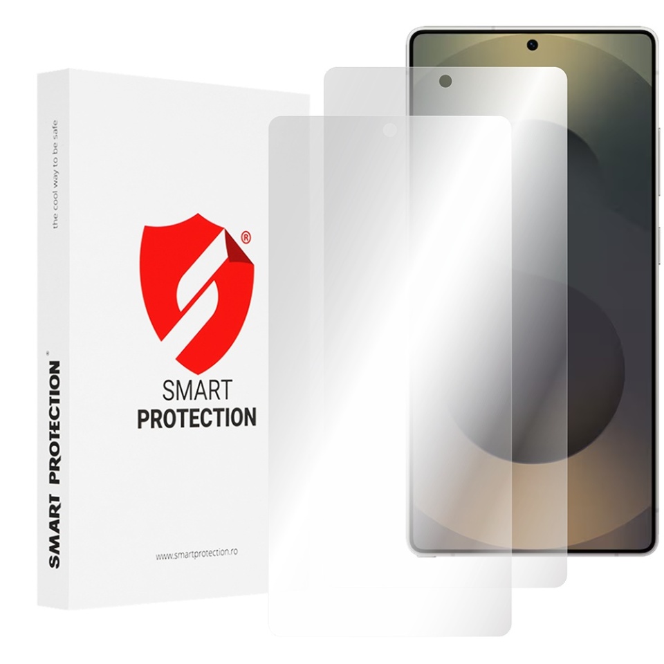 [SET 2x] Folie de protectie Samsung Galaxy S25 Ultra, Premium Classic, Smart Protection, Transparent