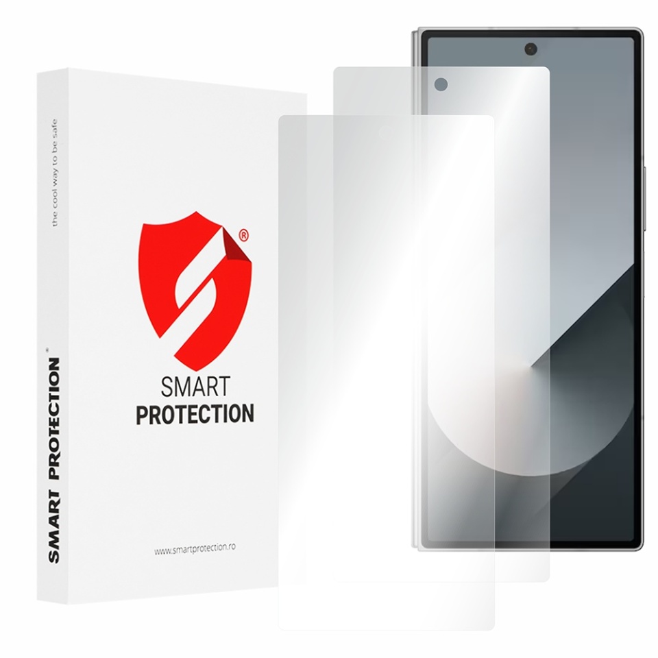 [SET 2x] Folie de protectie Samsung Galaxy Z Fold6, Premium Classic, Smart Protection, Transparent