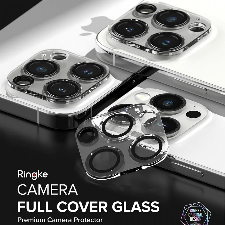 [Set 2x] Folii camera iPhone 15 Pro Max, Ringke Camera Protector Glass - Clear - 3 | YEO