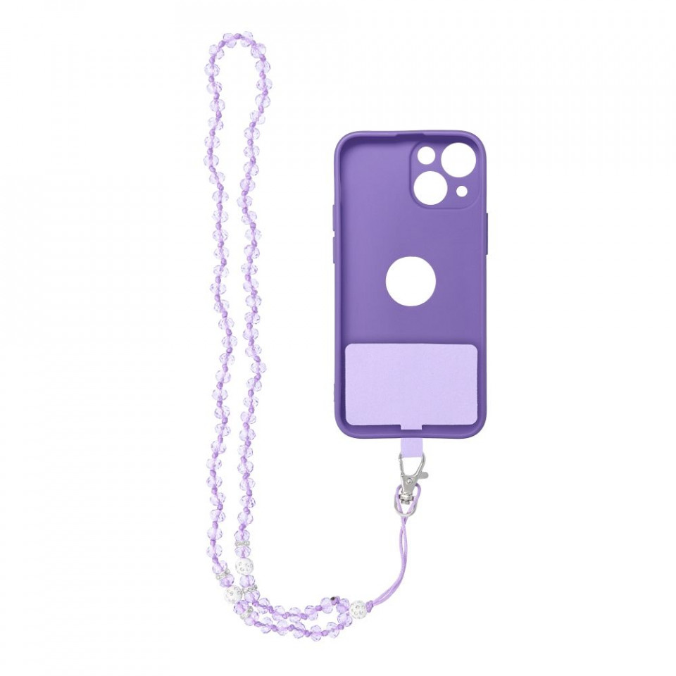 Snur universal telefon, 74cm (37cm prins), CRYSTAL DIAMOND - Mov - 3 | YEO