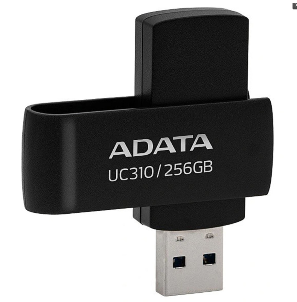 Stick de Memorie USB 3.2 FlashDrive, 256GB, Adata UC310, Negru