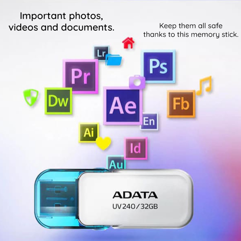 Stick USB ADATA UV240 ,32G, USB 2.0, Capac Flip, Negru - 3 | YEO