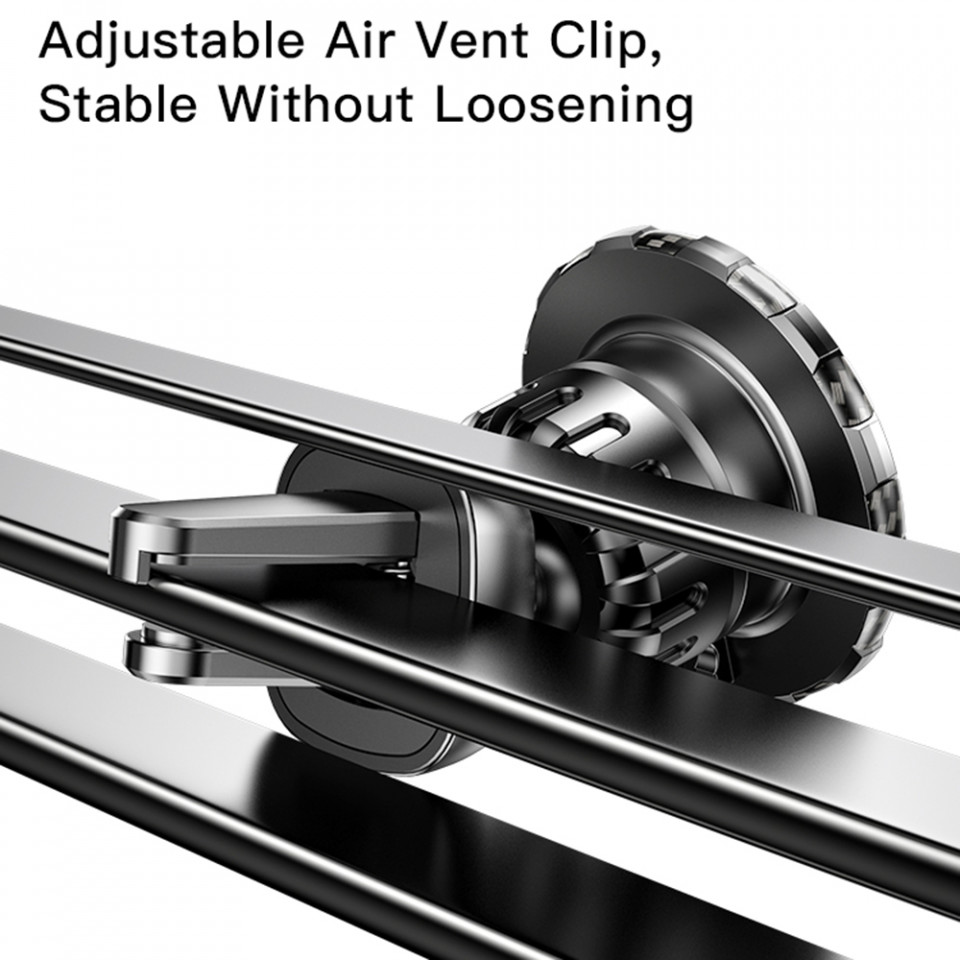 Suport Auto Ajustabil pentru Bord, Parbriz, Grila Ventilatie - Yesido (C160) - Black - 1 | YEO