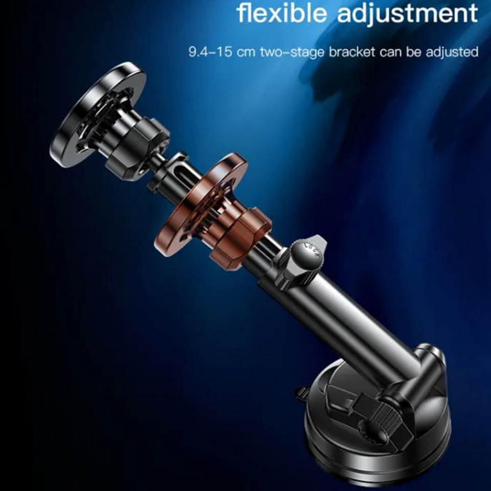 Suport Auto pentru Grila de Ventilatie si Bord - Yesido (C158) - Black - 6