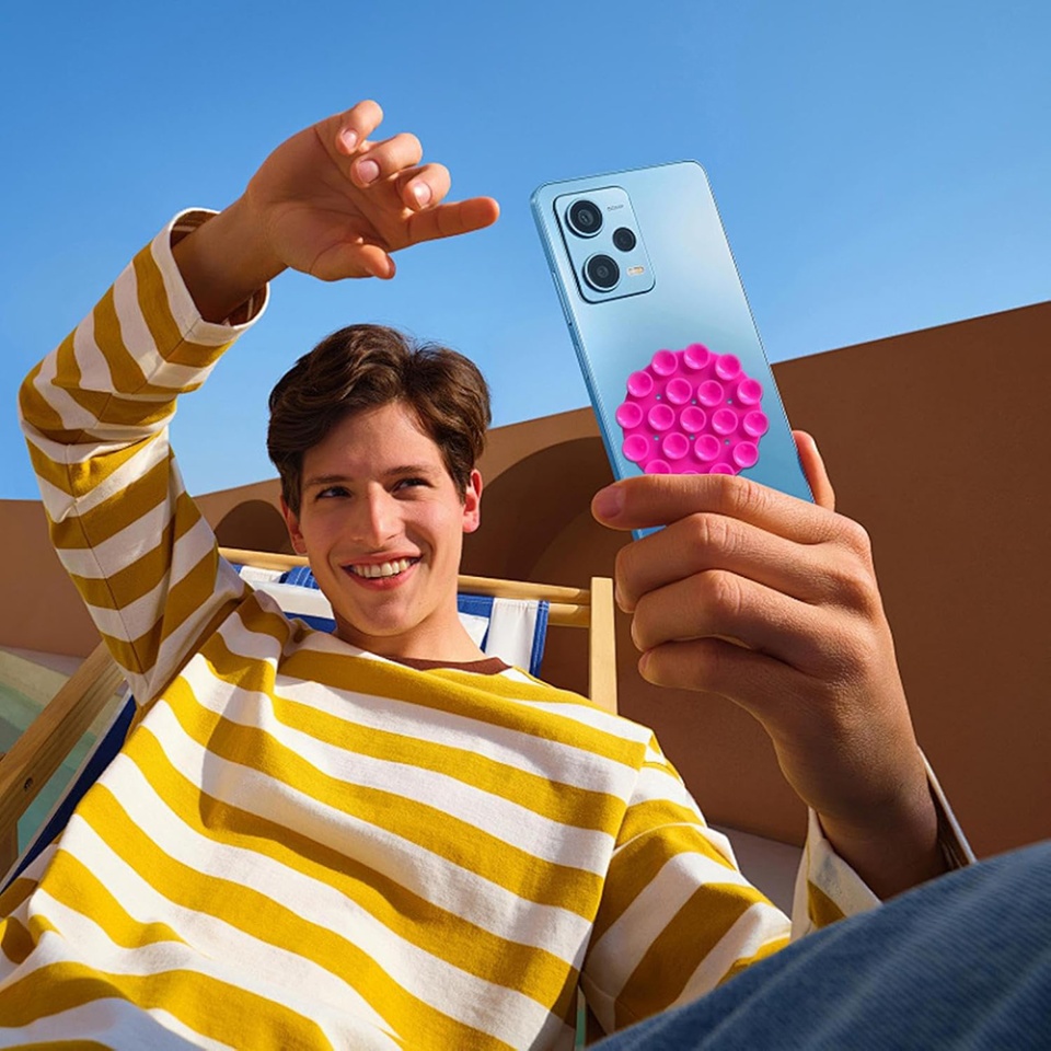 Suportul Adeziv Universal cu Ventuze, Ideal pentru Tik-Tok, Selfie și Vizionare Video, Dimensiunile 5x7cm, SKDR SplashProof SR-CUP - Verde - 1 | YEO