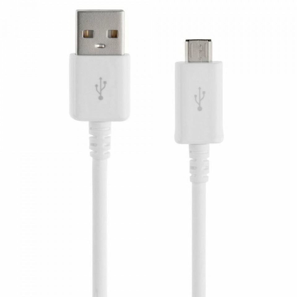 Cablu de Date USB to Micro-USB, 2A, 1.5m - Samsung (ECB-DU4EWE) - White (Bulk Packing) - 2 | YEO