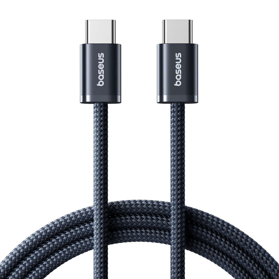 Cablue de date Type-C la Type-C Fast Charge, 100W, 480Mbps, Smart Chip, 1m, Baseus Dynamic 4 Series, Negru