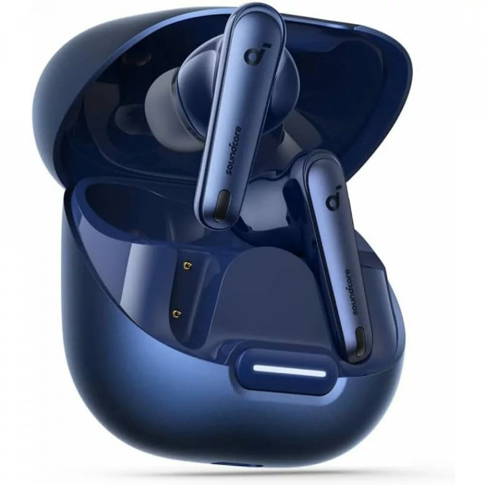 Casti In-Ear Bluetooth 5.3, ANC 2.0, Hi-Res, LDAC, IPX4, Anker SoundCore Liberty 4 NC, (A3947G31) - Blue