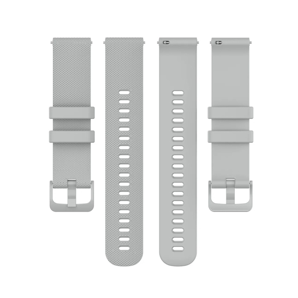 Curea Slicon pentru Samsung Galaxy Watch 4/5/Active 2, Huawei Watch GT 3 /GT 3 Pro, 22mm, SKDR BandPro W006 - Gri - 2 | YEO