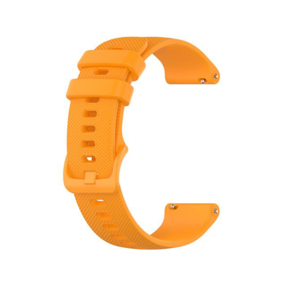 Curea Slicon pentru Samsung Galaxy Watch 4/5/Active 2, Huawei Watch GT 3 /GT 3 Pro, 20mm, SKDR BandPro W006 - Portocaliu