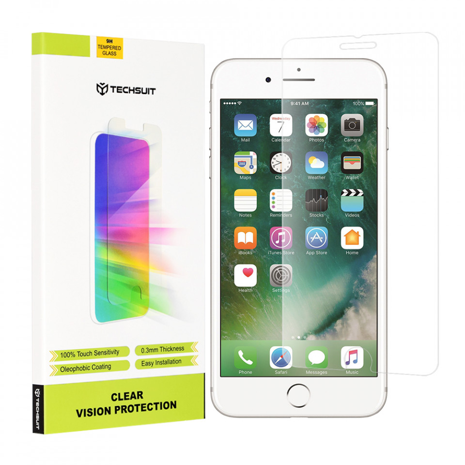 Folie Apple iPhone 7 Plus / 8 Plus - Techsuit Clear Vision Glass - Transparent