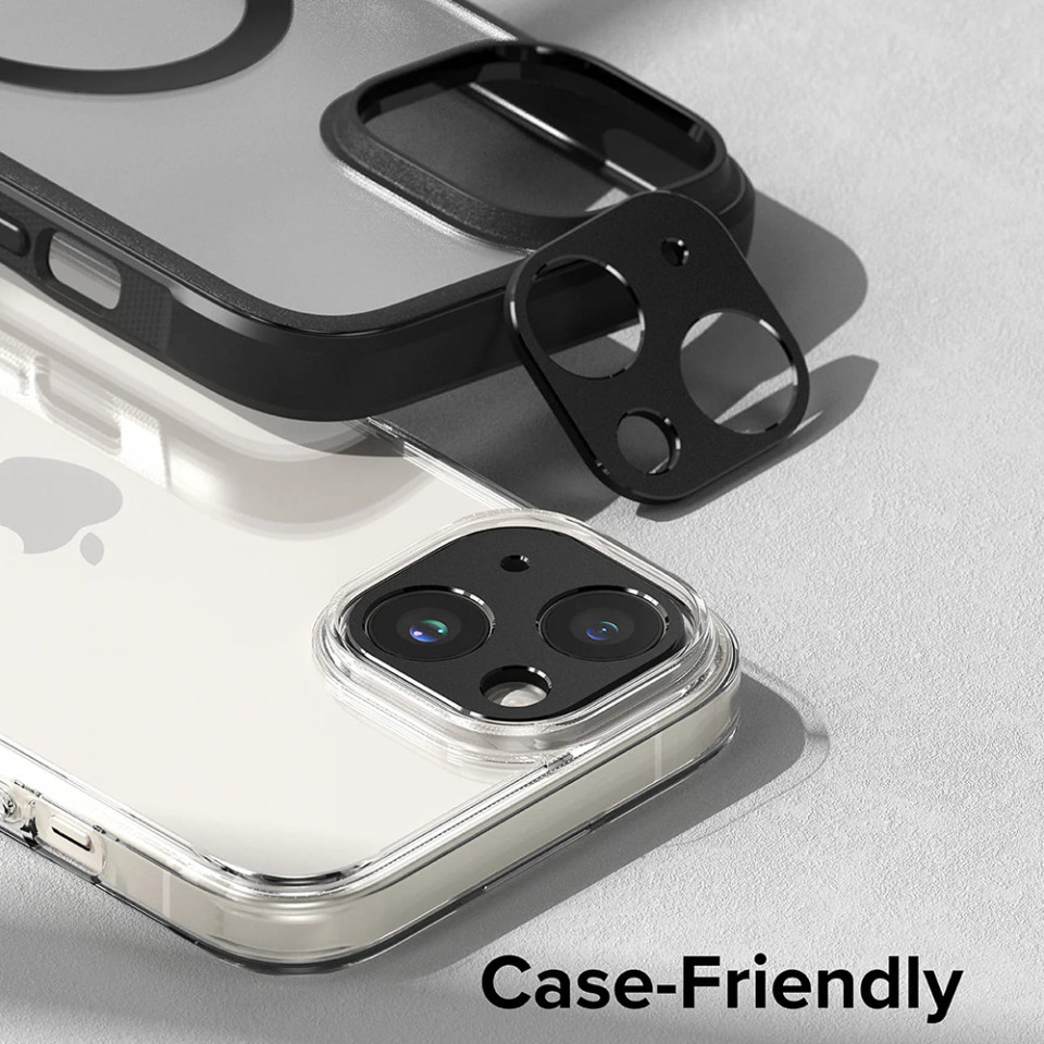 Folie camera iPhone 15 / 15 Plus, Ringke Camera Styling - Black - 2 | YEO
