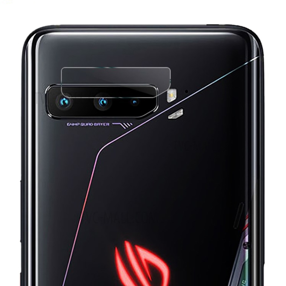 Folie camera pentru Asus ROG Phone 3 ZS661KS / ROG Phone 3 Strix, SKYDDAR INNOVATION, Camera Glass Transparenta, set cu sticker