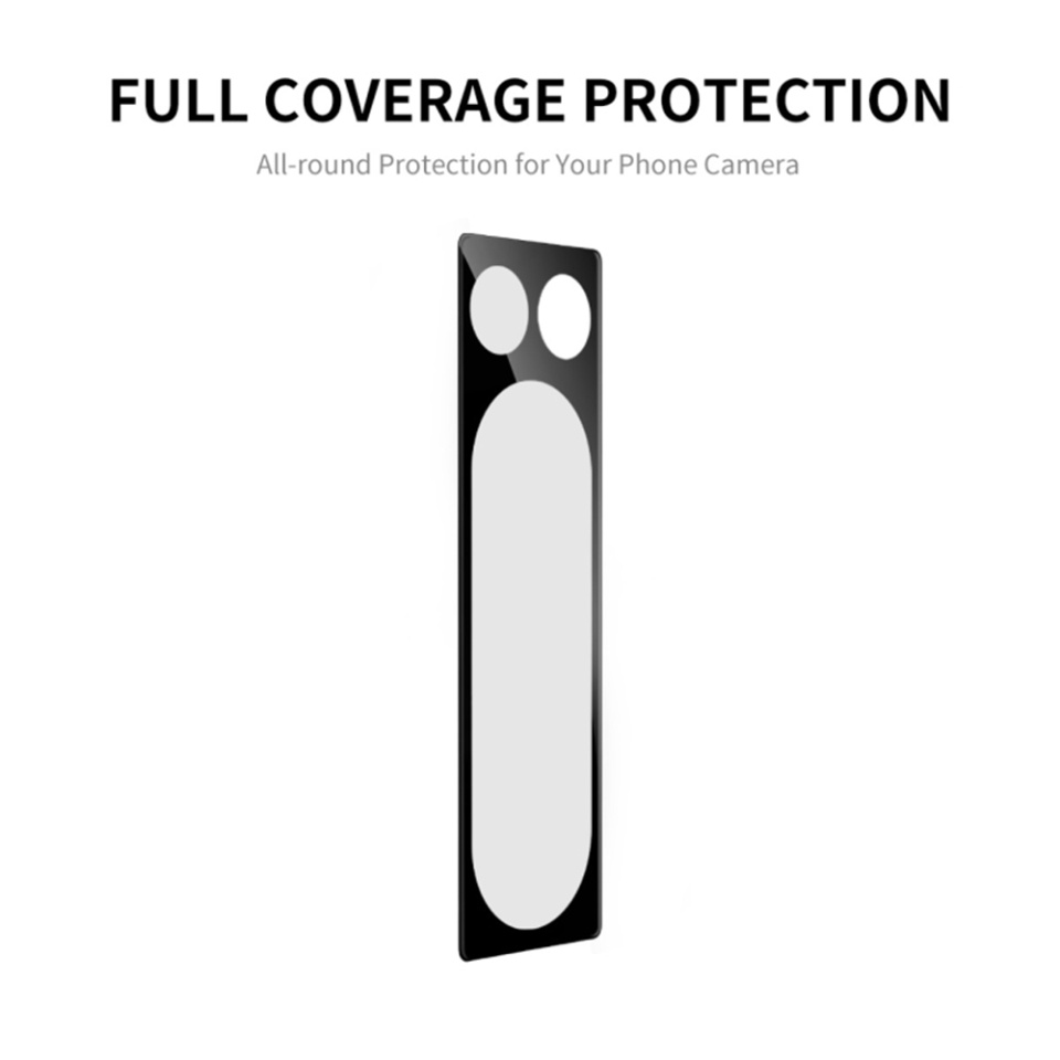 Folie camera pentru Google Pixel 8 Pro, SKYDDAR INNOVATION, Camera Glass Negru, set cu sticker - 3 | YEO