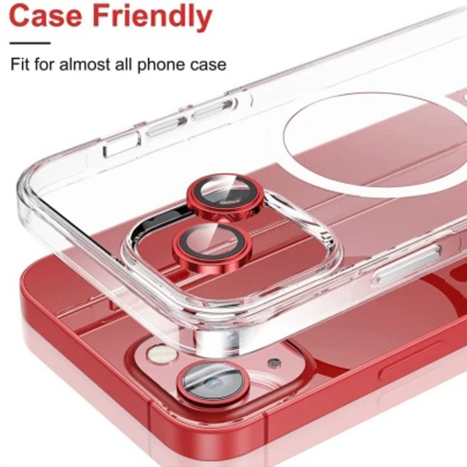 Folie camera pentru iPhone 14, S+ Camera Glass Protector, Transparent - 1 | YEO