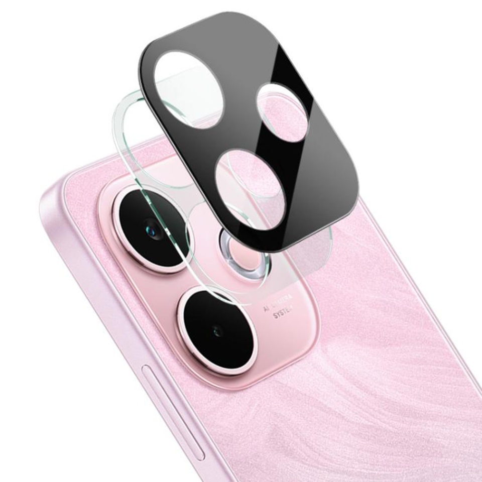 Folie camera pentru Oppo A5 Pro 5G / A5 Pro 4G, SKYDDAR INNOVATION, Camera Glass Negru, set cu sticker - 1 | YEO