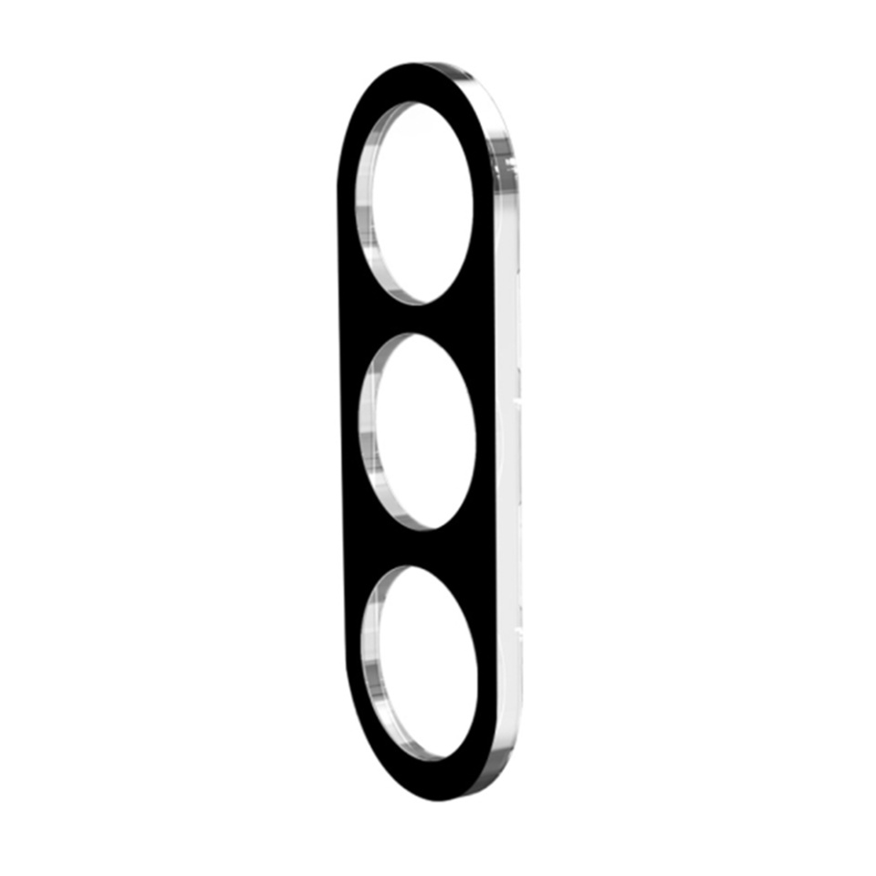 Folie camera pentru Samsung Galaxy A55 5G, SKYDDAR INNOVATION, Camera Glass Negru, set cu sticker - 1 | YEO