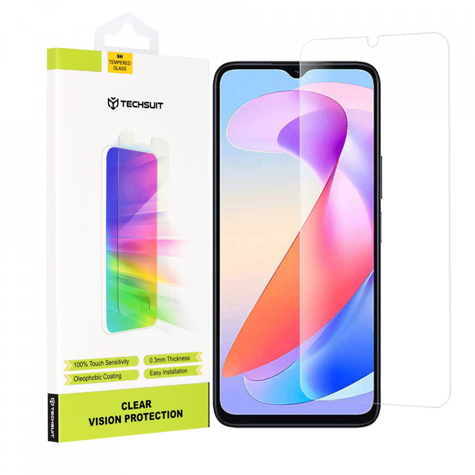 Folie Honor X6a, Techsuit Clear Vision Glass - Transparent