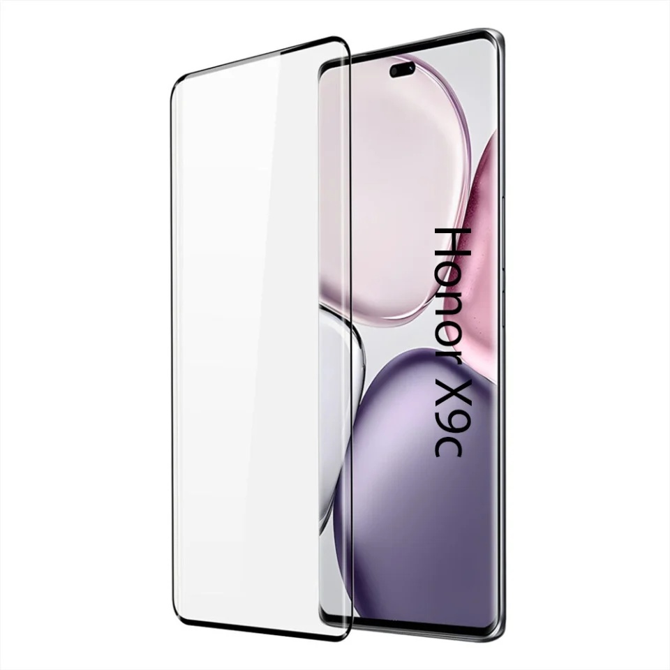 Folie pentru Honor X9c / Magic7 Lite, SKYDDAR INNOVATION, Sticla Securizata, Ultra HD, Protectie 111D, Montare Simplă, Transparent, set cu sticker