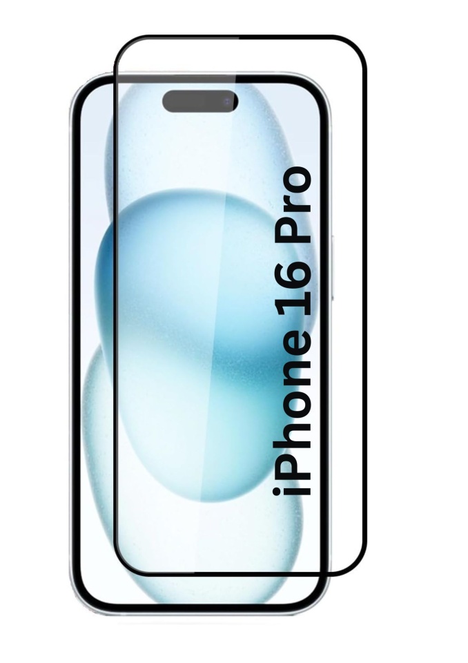 Folie pentru iPhone 16 Pro, SKYDDAR INNOVATION, Sticla Securizata, Ultra HD, Protectie 111D, Montare Simplă, set cu sticker, Transparent
