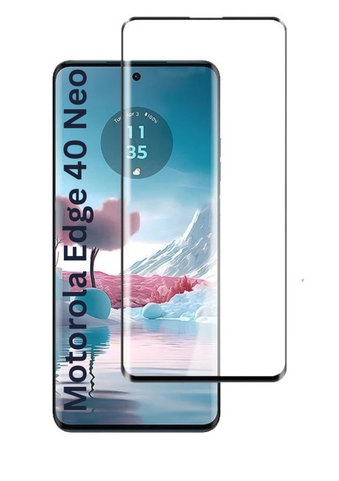 Folie pentru Motorola Edge 40 Neo, SKYDDAR INNOVATION, Sticla Securizata, Ultra HD, Protectie 111D, Montare Simplă, Transparent, set cu sticker