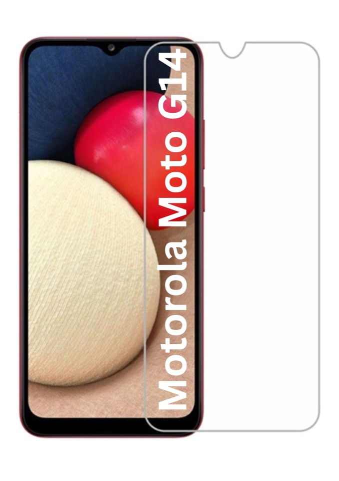 Folie pentru Motorola Moto G14 / Moto G54 / Moto G54 Power Edition / Moto G64, SKYDDAR INNOVATION, Protectie 9H, 0.3mm, Clear Vision, set cu sticker, Transparent