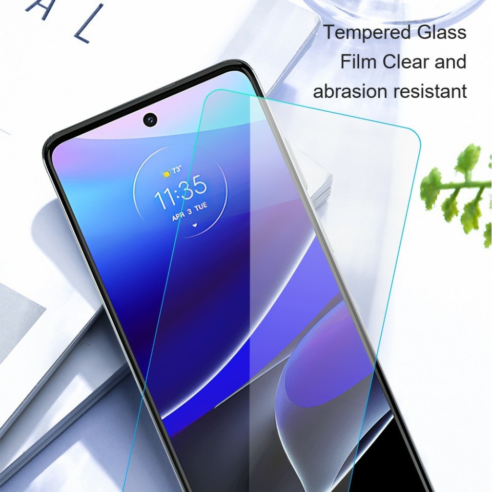 Folie pentru Motorola Moto G86, SKYDDAR INNOVATION, Protectie 9H, 0.3mm, Clear Vision, set cu sticker, Transparent - 2 | YEO