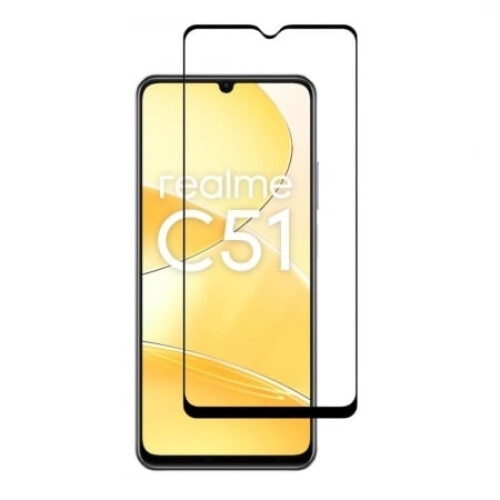 Folie pentru Realme C51 / Note 50, SKYDDAR INNOVATION, Sticla Securizata, Ultra HD, Protectie 111D, Montare Simplă, Transparent, set cu sticker