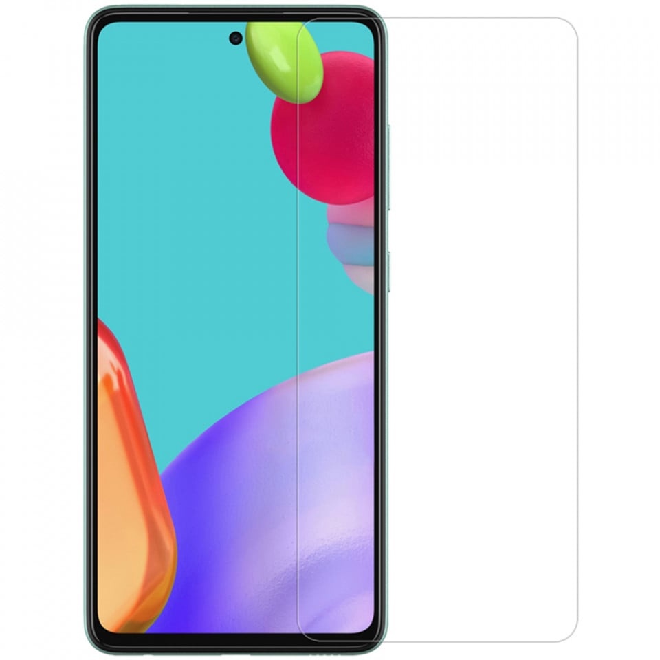 Folie pentru Samsung Galaxy A24 / Galaxy A25 5G / Galaxy A15 4G / Galaxy A15 5G / Galaxy M15, SKYDDAR INNOVATION, Protectie 9H, 0.3mm, Clear Vision, set cu sticker, Transparent - 1 | YEO
