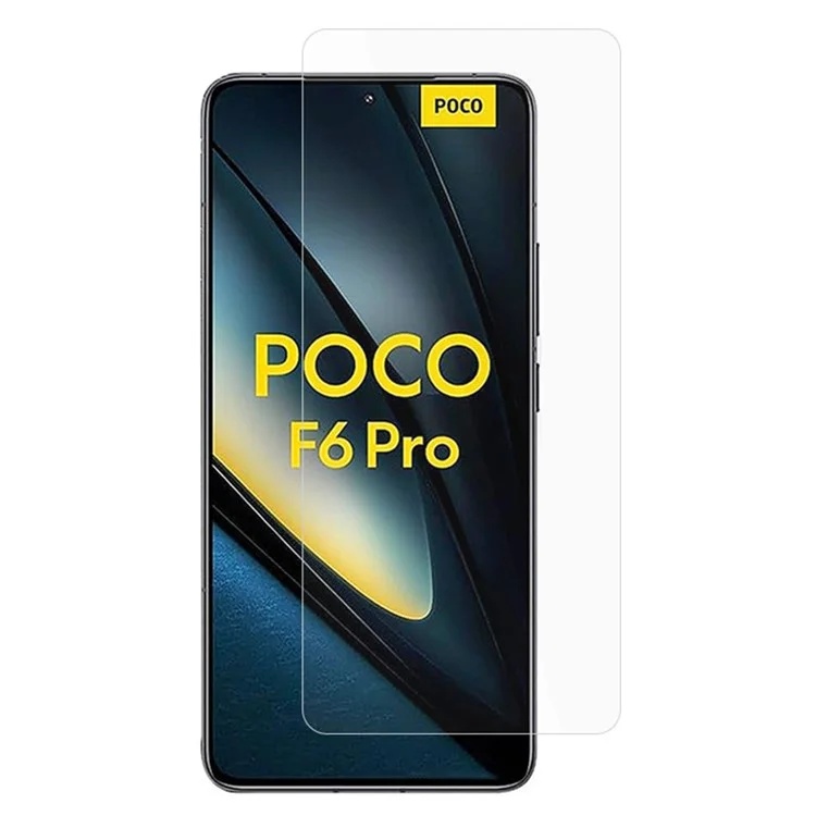 Folie pentru Xiaomi Poco F6 Pro din Sticla Securizata, Protectie 9H, 0.3mm, SKDR Clear Vision - Transparent