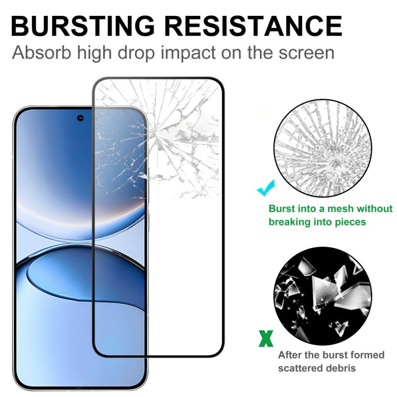 Folie pentru Xiaomi Poco F7, SKYDDAR INNOVATION, Sticla Securizata, Ultra HD, Protectie 111D, Montare Simplă, set cu sticker, Transparent - 2 | YEO