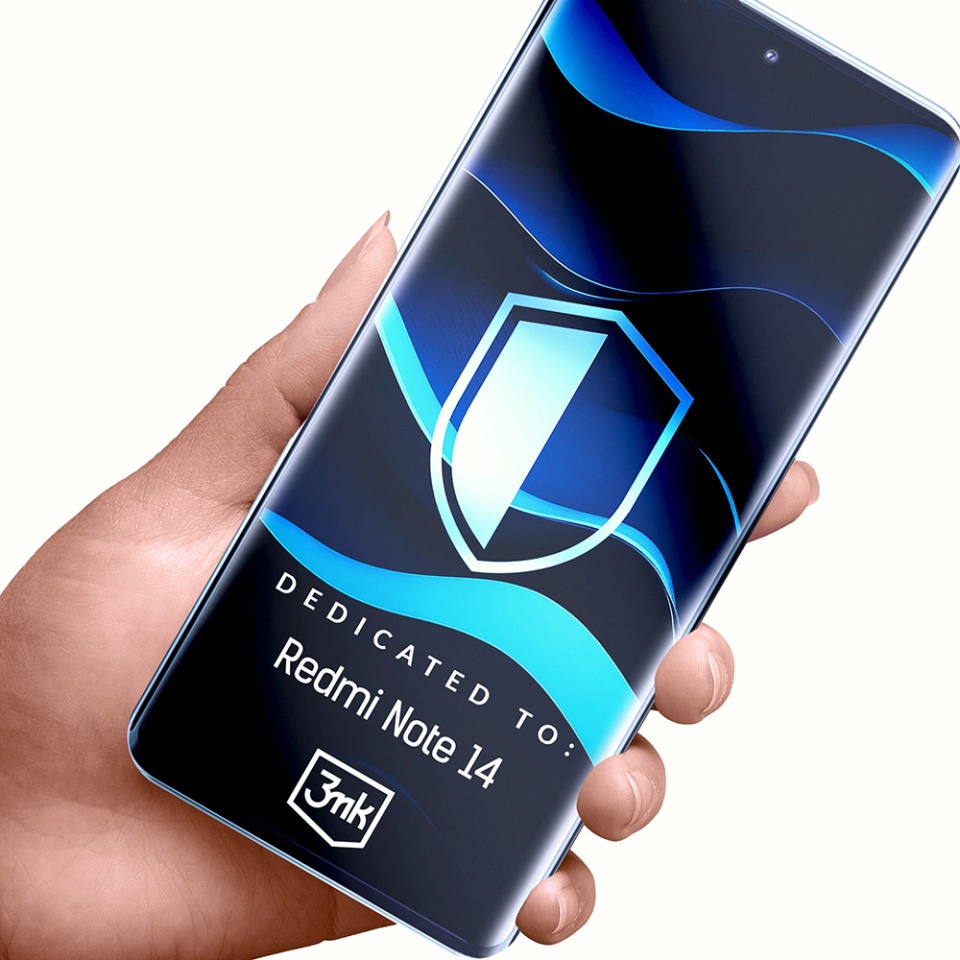 Folie pentru Xiaomi Redmi Note 14 5G din silicon, 3mk FlexibleGlass, Transparent - 2 | YEO
