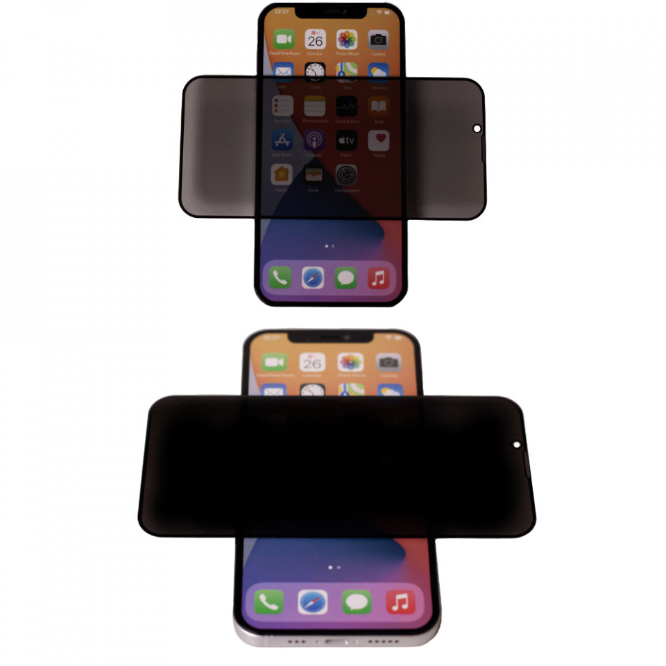 Folie Samsung Galaxy A13 4G / A13 5G / A22 5G / A32 5G / A03 Core, ce acopera tot ecranul, Skyddar Glass - Privacy - 1 | YEO