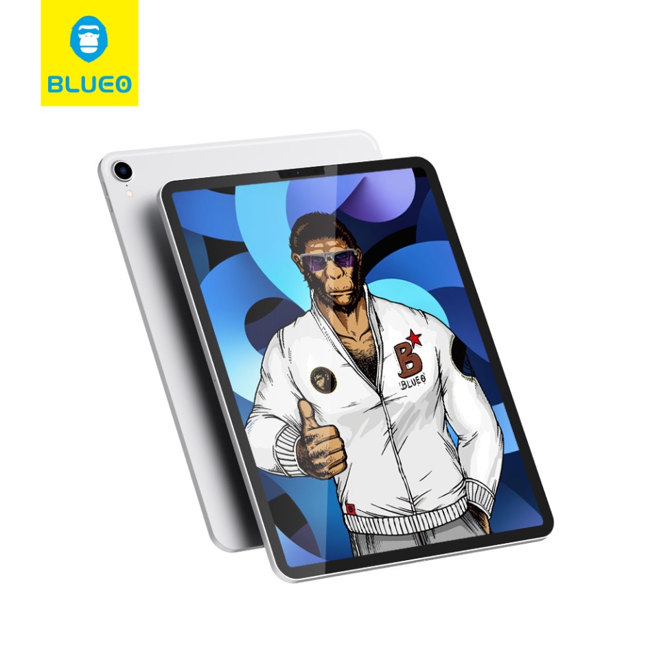 Folie Sticla pentru iPad Air 11 (2024), Blueo HD, Anti-Soc, Anti-Blue, Anti-Amprente, Transparent - 3 | YEO