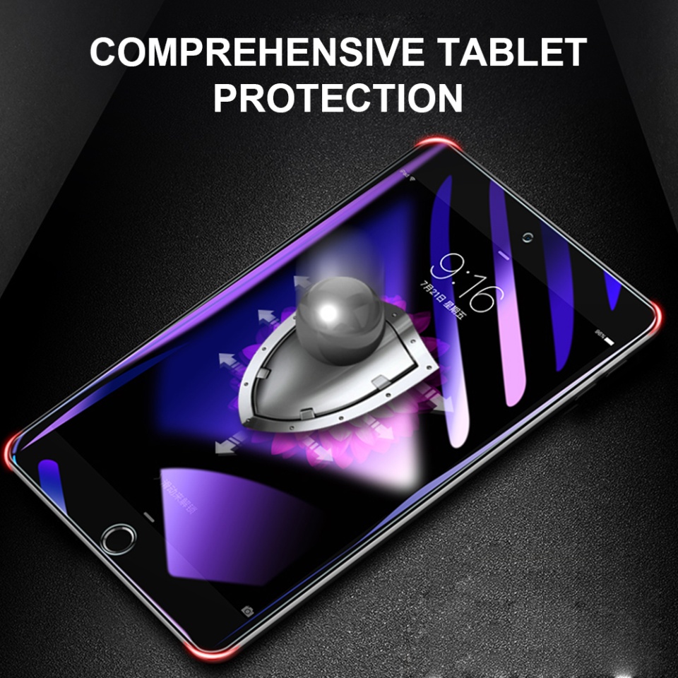 Folie sticla pentru iPad Pro 13 (2024) / Air 13 (2024) Anti Blue Light, Claritate si Protectie Maxima, 0.33mm, Strat Oleofobic Anti-Amprenta, SKDR 3D Tab Glass - Transparent - 2 | YEO