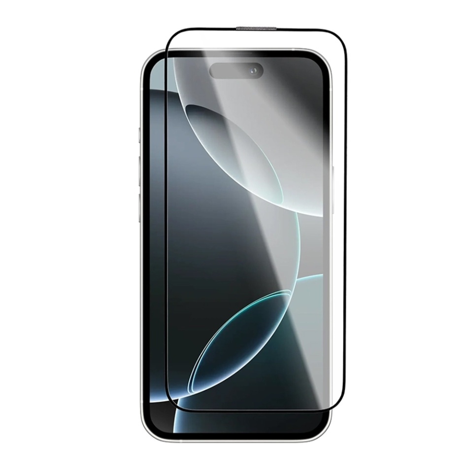 Folie Sticla pentru iPhone 15 Pro Max, Crystal Anti-Scratch, Blueo, Negru - 2 | YEO