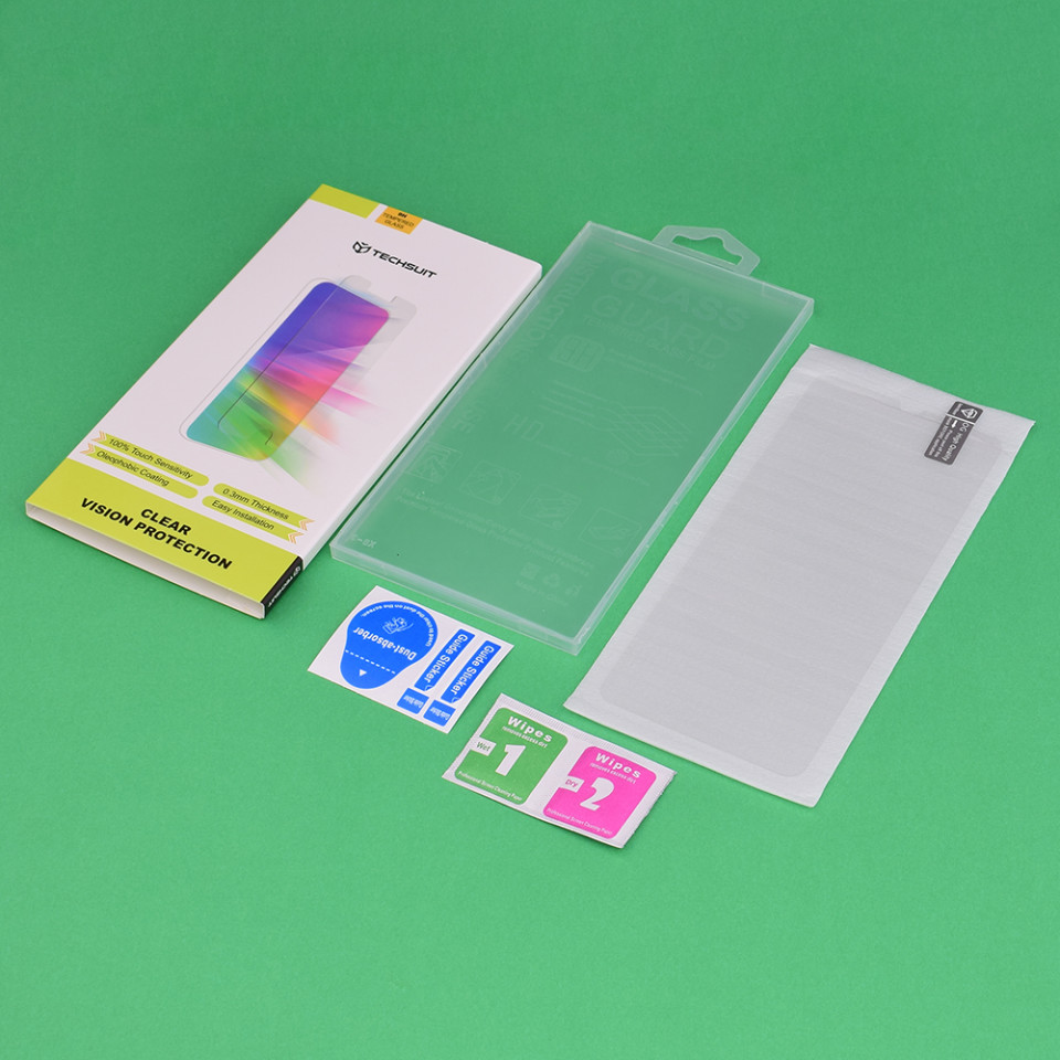 Folie Xiaomi Redmi 13C 4G / 13C 5G / Poco M6 / C65, Techsuit Clear Vision Glass - Transparent - 1 | YEO