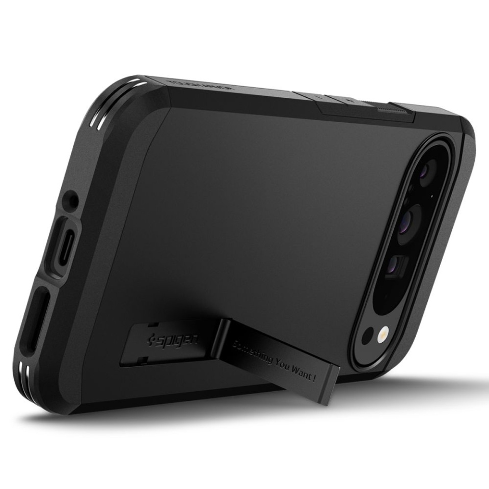 Husa Antisoc Google Pixel 9 Pro XL, Spigen Tough Armor - Negru - 3 | YEO