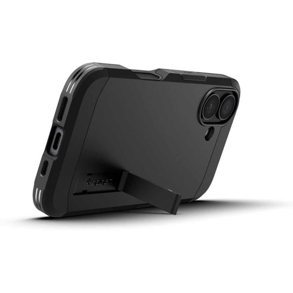 Husa Antisoc iPhone 16 Plus, Spigen Tough Armor - Negru - 3 | YEO