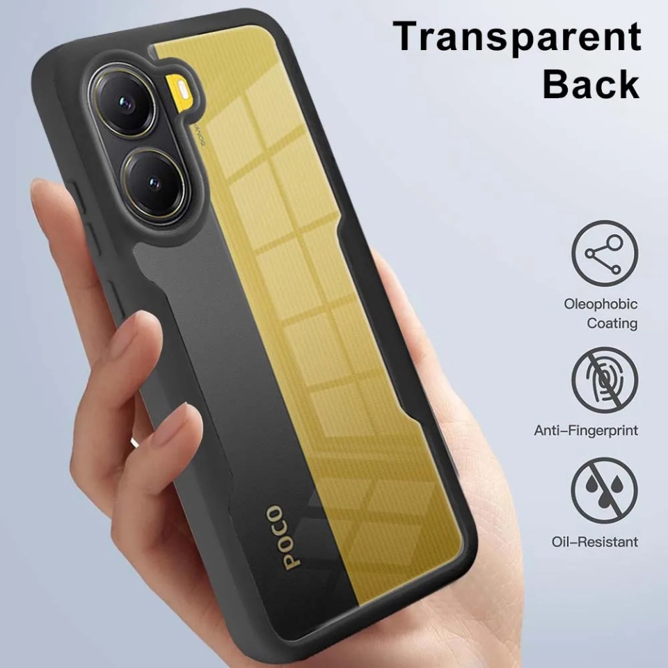 Husa + Folie pentru Xiaomi Poco X7 Pro, SKYDDAR INNOVATION, [Pachet 360°] ColorVerse, Negru, set cu sticker - 3 | YEO