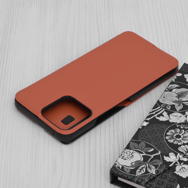 Husa Honor X8 tip carte, Techsuit eFold - Portocaliu - 3 | YEO