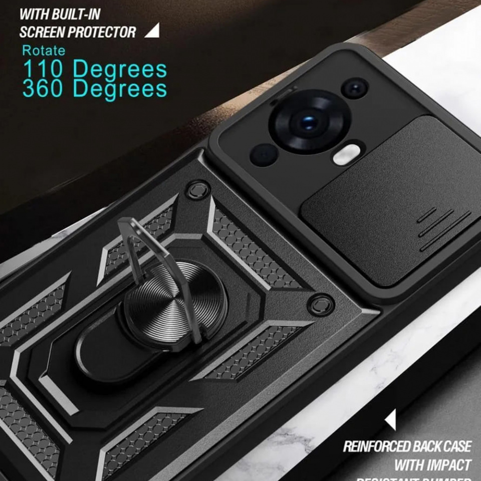 Husa Huawei nova 11 / nova 12s cu inel magnetic si protectie camera Skyddar CamShield - Mint - 1 | YEO