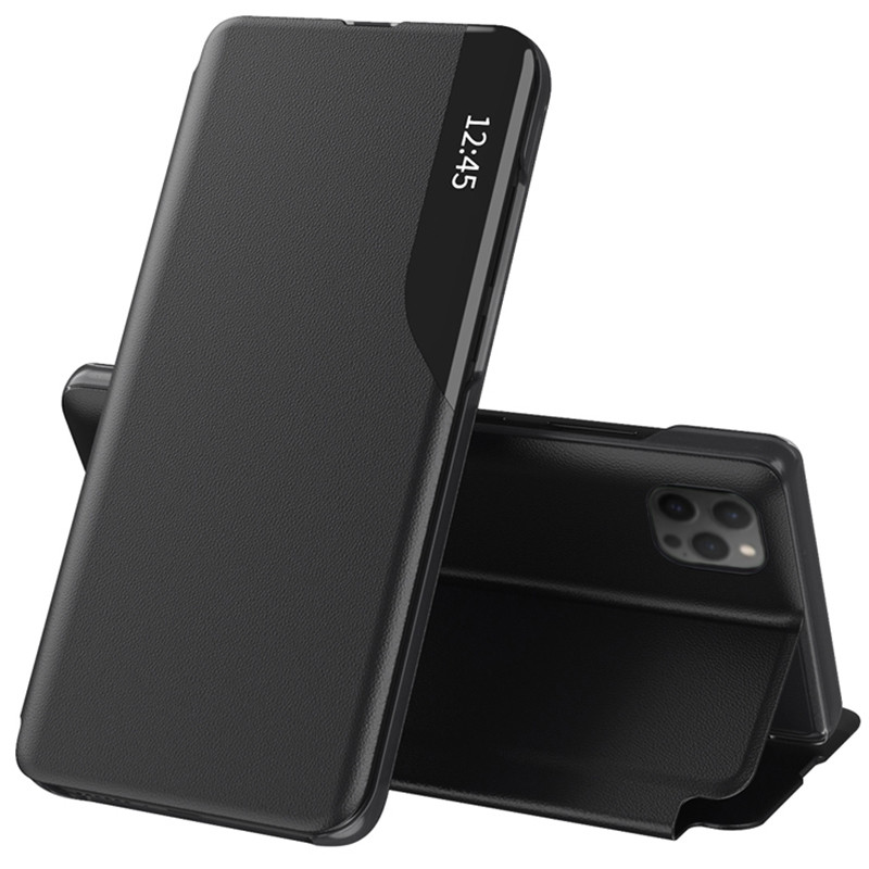 Husa iPhone 12 Pro Max tip carte, Techsuit eFold - Negru