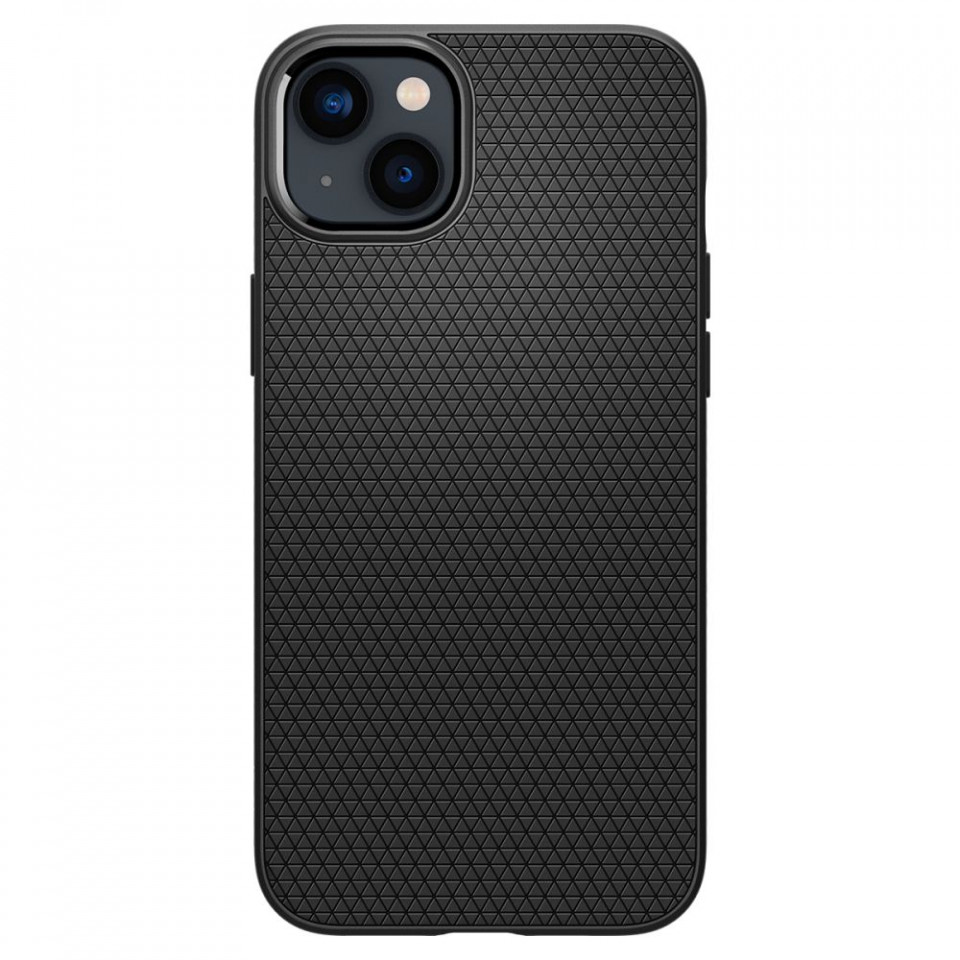 Husa iPhone 14 Spigen Liquid Air - Matte Black - 1 | YEO