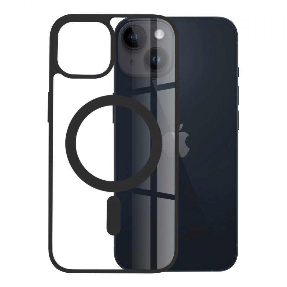 Husa iPhone 14, Techsuit MagSafe Pro - Negru