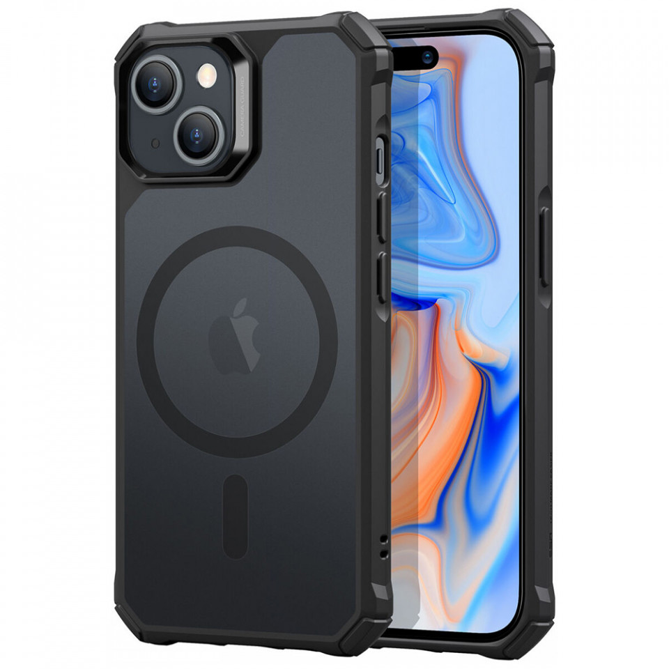 Husa iPhone 15 Plus, Air Armor ESR - Negru