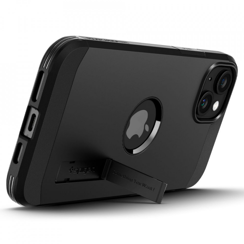 Husa iPhone 15, Spigen Tough Armor MagSafe - Negru - 3 | YEO